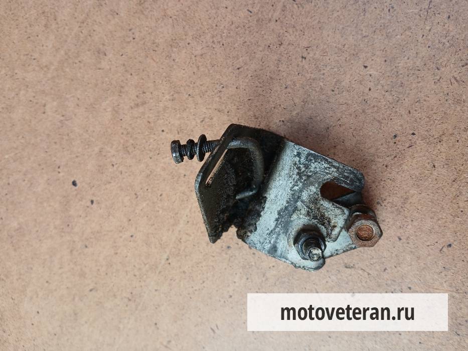 Пластина крепления тормозной лягушки на мопед Дельта фото