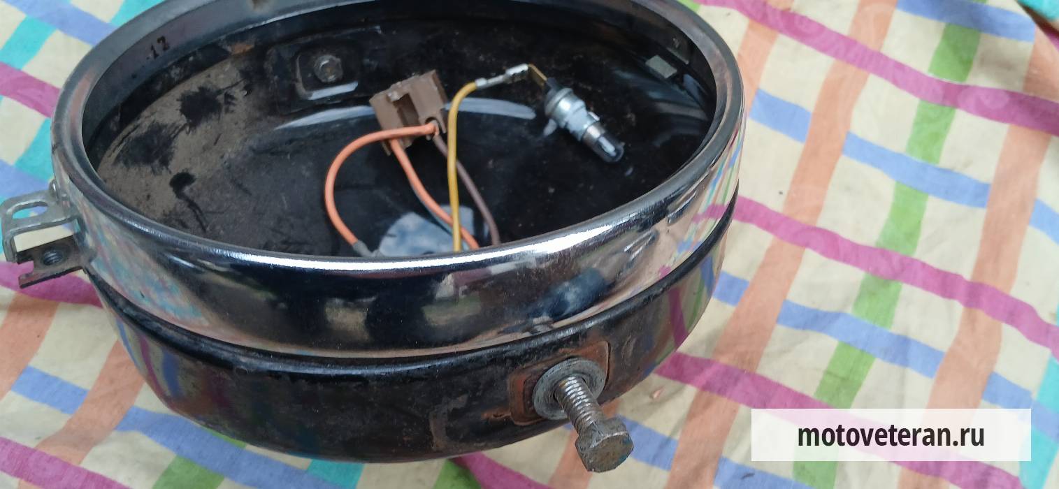 Ободок фары (новый) на мотоцикл ИЖ Планета-5 Юпитер-5 фото