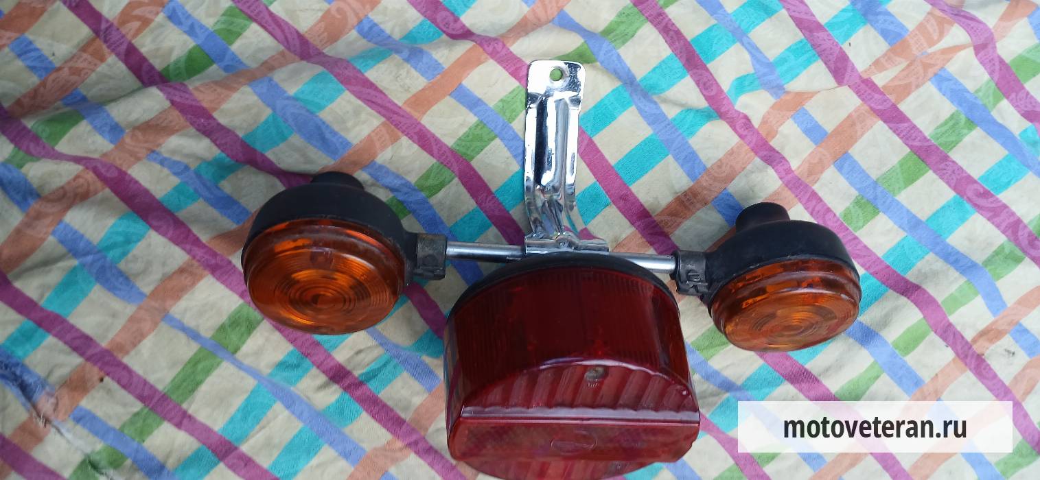 Задний стоп-сигнал + задние поворотники на мопед Simson S51 фото