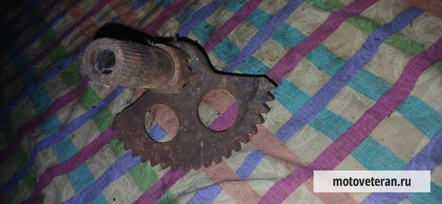 Купить Заводной вал + сектор на мотоцикл ИЖ Планета-5 Юпитер-5 в Беларуси