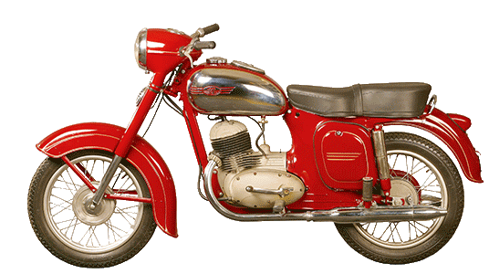 карточка мотоцикла Ява 354 кивачка