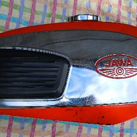 Изображение детали Бак на мотоцикл Ява Вишня