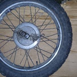 Изображение детали Колесо заднее на мотоцикл Ява 638