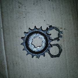 Изображение детали Звездочка ведущая на мотоцикл Ява 360